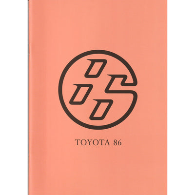 New Retro 2003 JDM Japan Toyota 86 Manufacturer Catalog Brochure Set - Sugoi JDM
