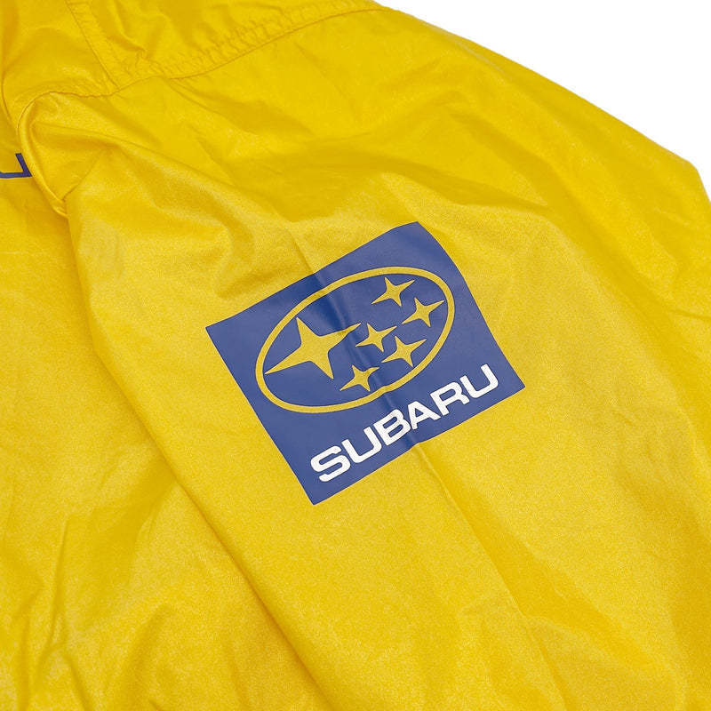 New Retro Genuine JDM Japan Subaru WRC Team Staff Jacket Yellow - Sugoi JDM