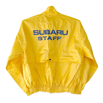 New Retro Genuine JDM Japan Subaru WRC Team Staff Jacket Yellow - Sugoi JDM