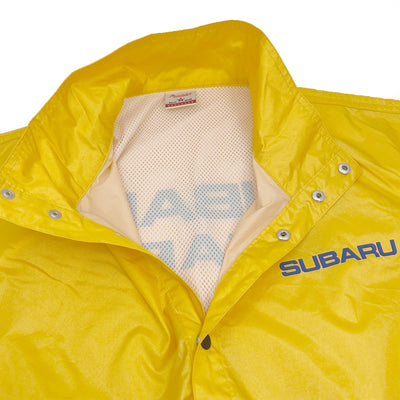 New Retro Genuine JDM Japan Subaru WRC Team Staff Jacket Yellow - Sugoi JDM