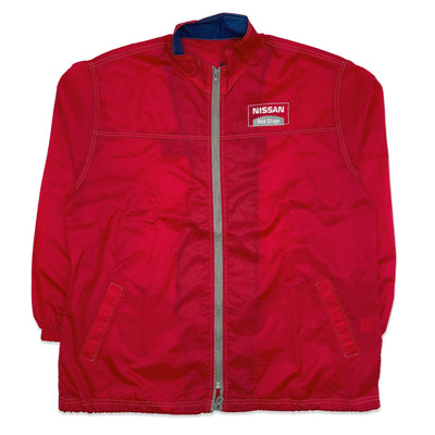 New Retro Genuine JDM Workwear Japan Nissan Red Stage Staff Jacket - Sugoi JDM