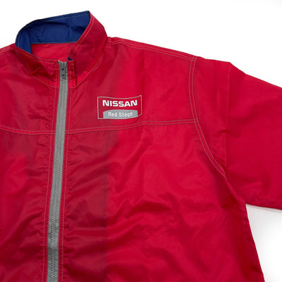 New Retro Genuine JDM Workwear Japan Nissan Red Stage Staff Jacket - Sugoi JDM