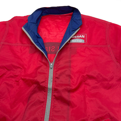 New Retro Genuine JDM Workwear Japan Nissan Red Stage Staff Jacket - Sugoi JDM