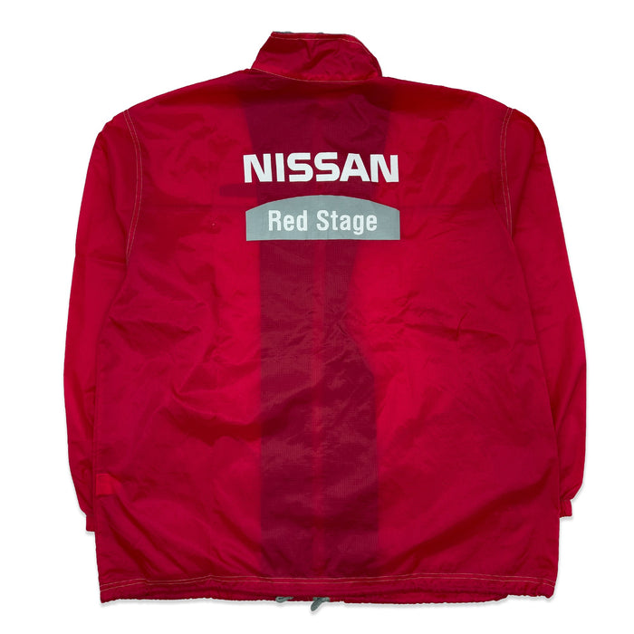New Retro Genuine JDM Workwear Japan Nissan Red Stage Staff Jacket - Sugoi JDM
