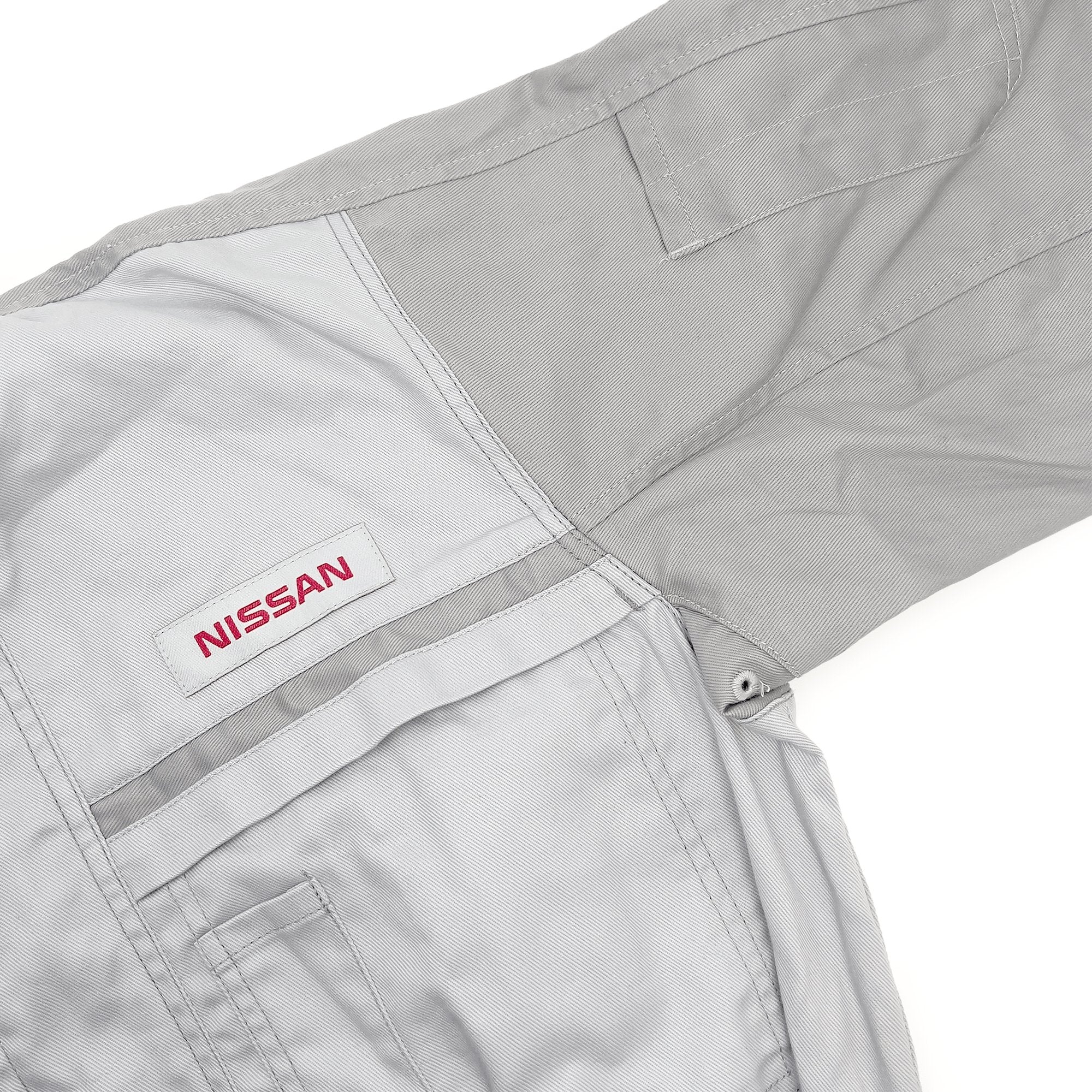 New Retro Japan JDM Nissan Tsunagi Mechanics Coverall Uniform Grey - Sugoi JDM