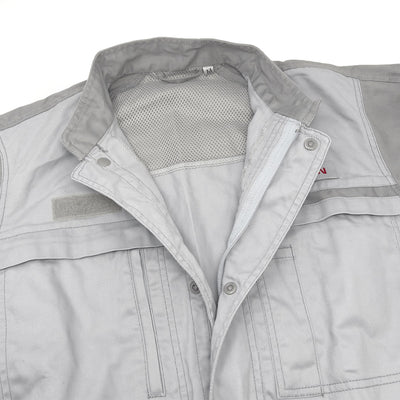 New Retro Japan JDM Nissan Tsunagi Mechanics Coverall Uniform Grey - Sugoi JDM