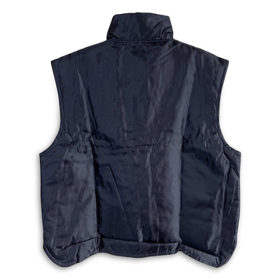 New Retro Japan JDM Suntory The Premium Malts Insulated Nylon Vest Black - Sugoi JDM