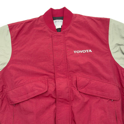 New Retro Japan JDM Toyota Tecno Mechanics Uniform Jacket Red - Sugoi JDM