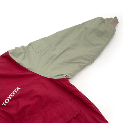 New Retro Japan JDM Toyota Tecno Mechanics Uniform Jacket Red - Sugoi JDM