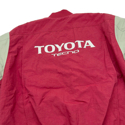 New Retro Japan JDM Toyota Tecno Mechanics Uniform Jacket Red - Sugoi JDM