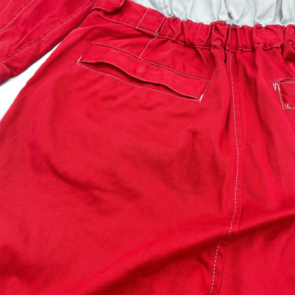 New Retro Japan Nissan Red Stage Summer Tsunagi Mechanics Jumpsuit Coverall Uniform - Sugoi JDM