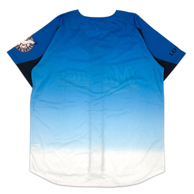 New Retro Japan NPB Chiba Lotte Marines Baseball Promotional Jersey Blue - Sugoi JDM