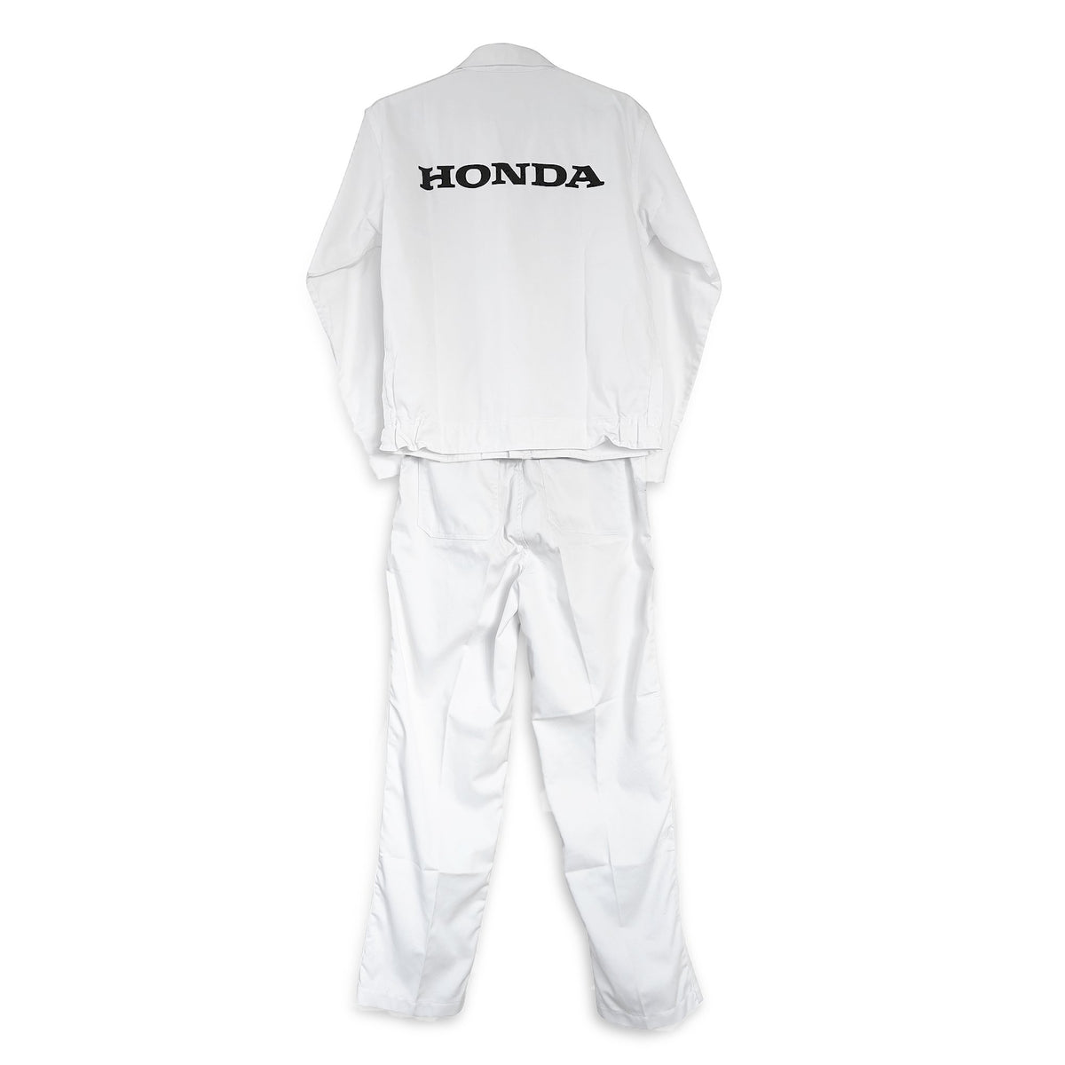 New Retro JDM Honda Primo Excellent Mechanic Jacket And Pants Set White - Sugoi JDM