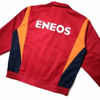 New Retro JDM Japan ENEOS Oil Gas Station Workwear Jacket Jumper - Sugoi JDM
