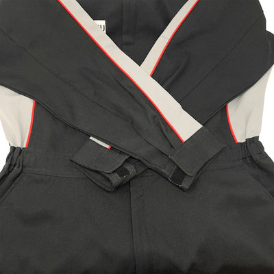 New Retro JDM Japan Idemitsu Oil Mechanic Coveralls Jumpsuit Tsunagi Black - Sugoi JDM