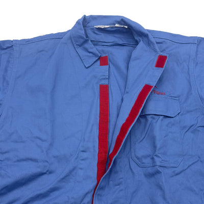 New Retro JDM Japan Showa Murakami Mitsubishi Motors Coveralls Tsunagi Blue - Sugoi JDM