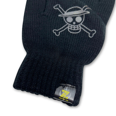 New Retro JDM Japan Super Autobacs One Piece Anime Work Gloves Black - Sugoi JDM