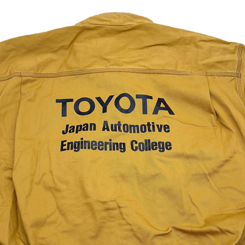 New Retro JDM Toyota Japan Automotive Engineering College Coveralls Tsunagi Brown - Sugoi JDM