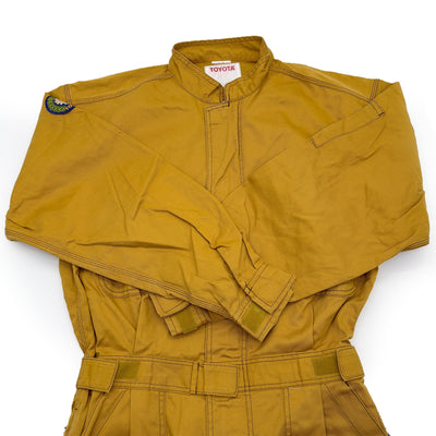 New Retro JDM Toyota Japan Automotive Engineering College Coveralls Tsunagi Brown - Sugoi JDM