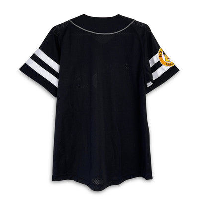 New Retro Kids Fan Club NPB Japan Softbank Hawks Baseball Jersey Black - Sugoi JDM