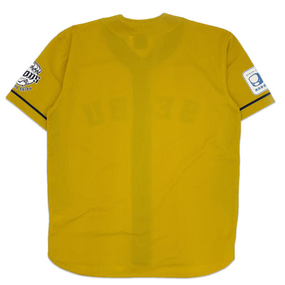 New Retro Saitama Seibu Lions Fan Club NPB Japan Baseball Jersey Yellow - Sugoi JDM