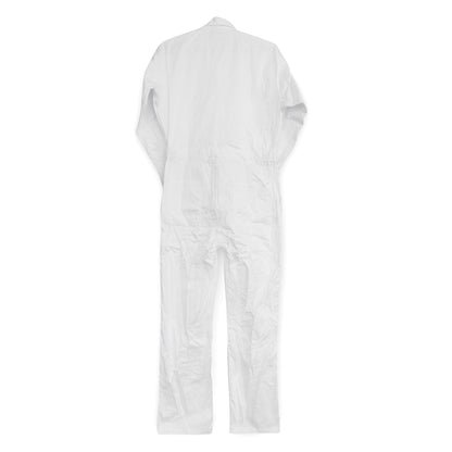 New Retro Showa Era JDM Isuzu Mechanic Tsunagi Coveralls White - Sugoi JDM