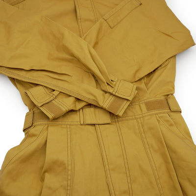 New Vintage Japan Showa Era Toyota Tecno Coveralls Tsunagi Jumpsuit Brown - Sugoi JDM