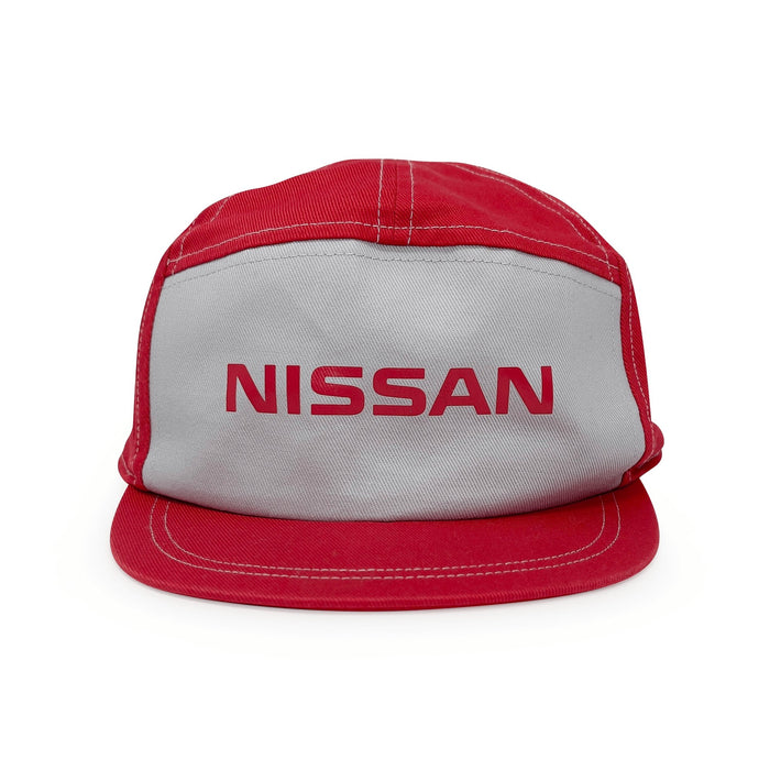 New Vintage Japanese JDM Nissan Red Stage Mechanic Uniform Hat Cap Red - Sugoi JDM