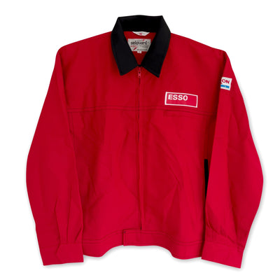 New Vintage JDM Japan Showa Esso Anti Static Celgard Gas Station Staff Jacket - Sugoi JDM
