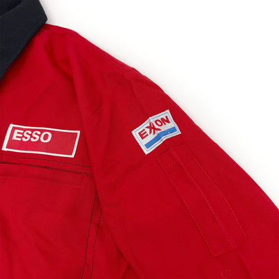 New Vintage JDM Japan Showa Esso Anti Static Celgard Gas Station Staff Jacket - Sugoi JDM