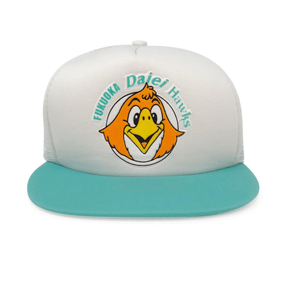 New Vintage NPB Japanese Baseball Fukuoka Daiei Hawks Trucker Hat - Sugoi JDM
