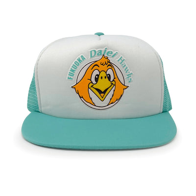 New Vintage NPB Japanese Baseball Fukuoka Daiei Hawks Trucker Hat - Sugoi JDM