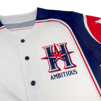 Official Japan Hokkaido Nippon Ham Fighters Ambitious Light Jersey White - Sugoi JDM