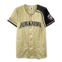 Official Japan NPB Hokkaido Nippon Ham Fighters Baseball Knit Jersey Gold 2010 - Sugoi JDM