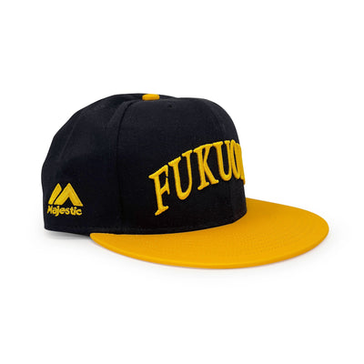 Official Majestic NPB Japanese Baseball Fukuoka Softbank Hawks Hat Cap - Sugoi JDM