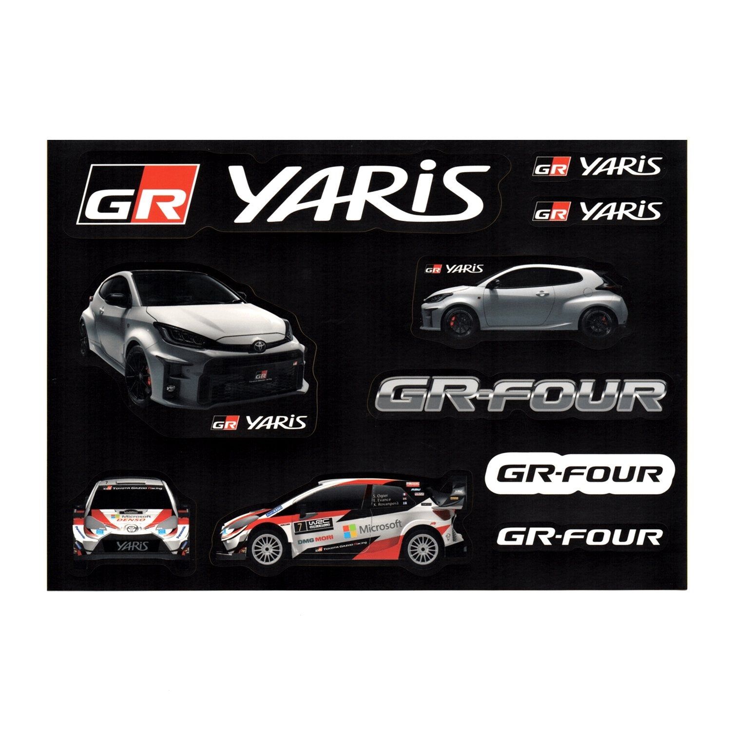 Official Promotional JDM Japan Toyota Gazoo Racing GR Yaris Sticker ...