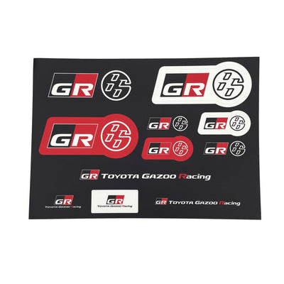 Official Promotional JDM Japan Toyota Gazoo Racing GR86 Sticker Pack - Sugoi JDM