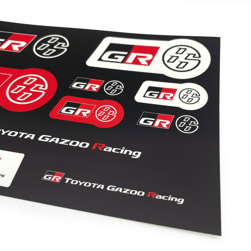 Official Promotional JDM Japan Toyota Gazoo Racing GR86 Sticker Pack - Sugoi JDM