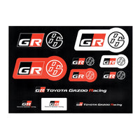 Official Promotional JDM Japan Toyota Gazoo Racing GR86 Sticker Pack - Sugoi JDM
