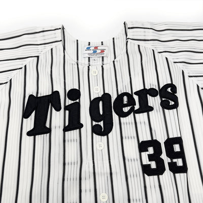 Official Retro 2003 Japan Hanshin Tigers Akihiro Yano Baseball Knit Jersey #39 - Sugoi JDM