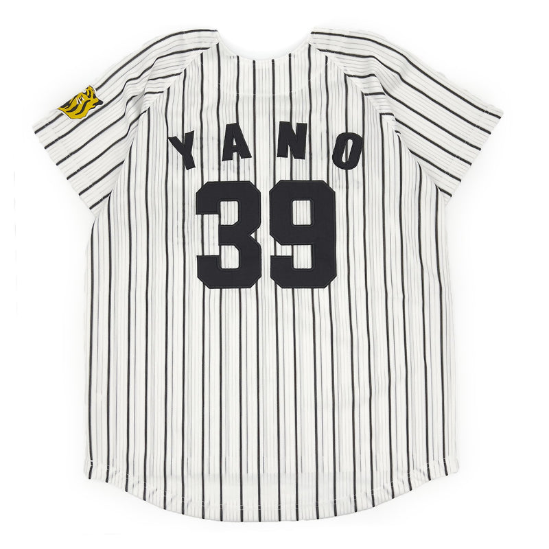 Official Retro 2003 Japan Hanshin Tigers Akihiro Yano Baseball Knit Jersey #39 - Sugoi JDM