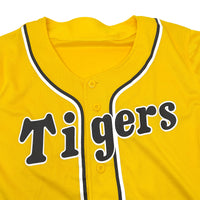 Official Retro Japan Hanshin Tigers Baseball Fan Club Light Jersey Yellow - Sugoi JDM