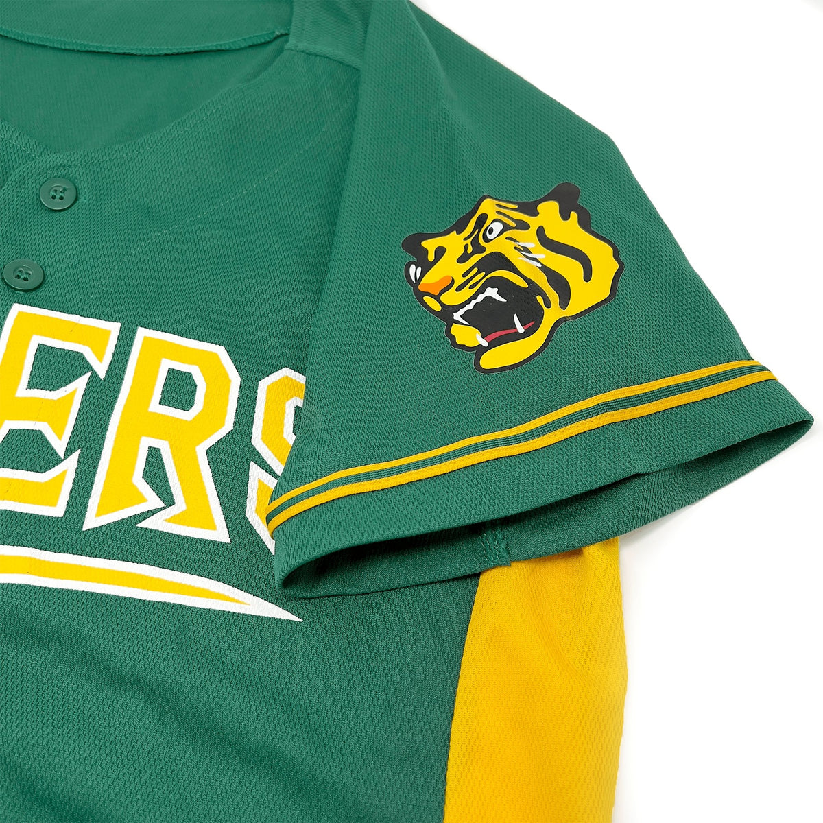 Official Retro Japan Hanshin Tigers Baseball Fan Club Summer Light Jersey  Green