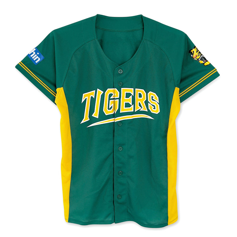 Official Retro Japan Hanshin Tigers Baseball Fan Club Summer Light Jersey Green - Sugoi JDM