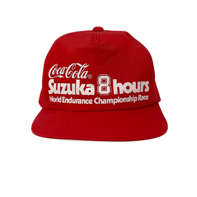 Rare Retro Coca-Cola Suzuka 8 Hours World Endurance Championship Race Hat Cap - Sugoi JDM