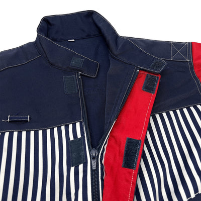 Rare Retro Japan JDM Cosmo Auto Service Staff Jacket And Pants Setup - Sugoi JDM