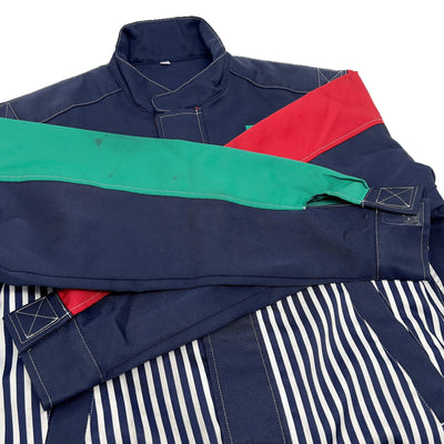 Rare Retro Japan JDM Cosmo Auto Service Staff Jacket And Pants Setup - Sugoi JDM