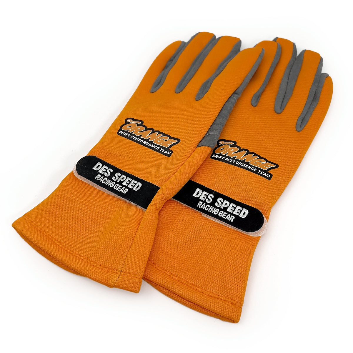 Rare Retro JDM Team Orange Japan Des Speed D1GP Drifting Racing Gloves - Sugoi JDM