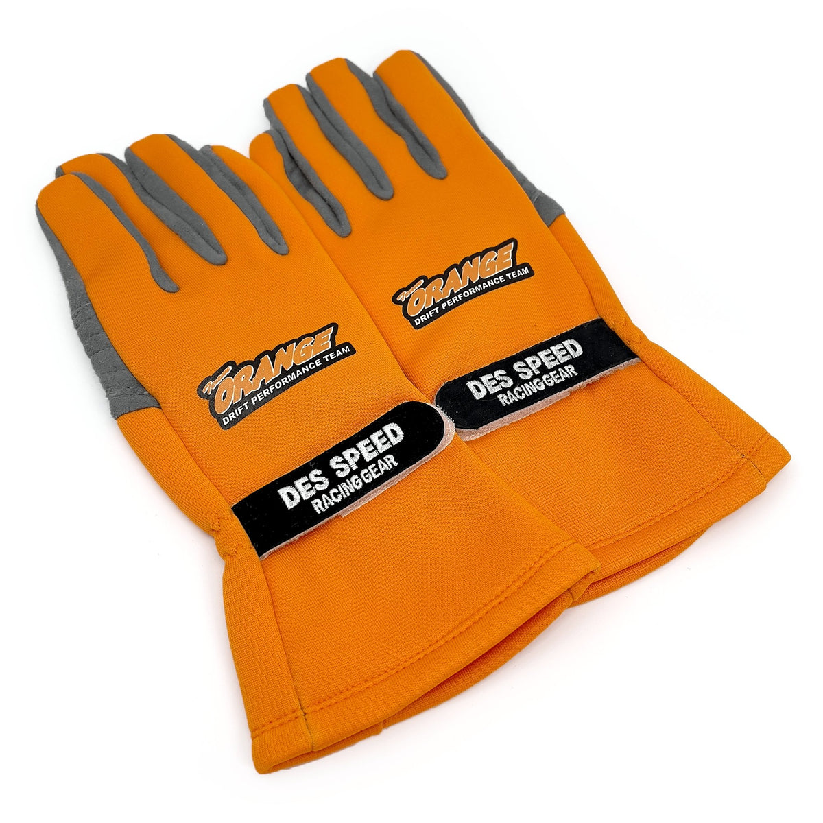 Rare Retro JDM Team Orange Japan Des Speed D1GP Drifting Racing Gloves - Sugoi JDM