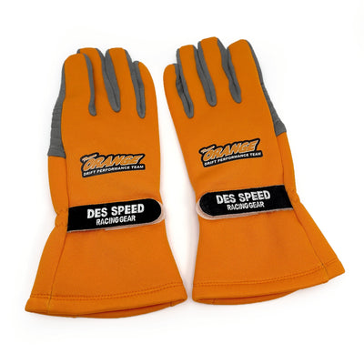 Rare Retro JDM Team Orange Japan Des Speed D1GP Drifting Racing Gloves - Sugoi JDM